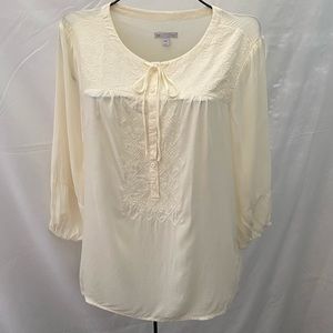 Gap Embroidered Top Size Medium